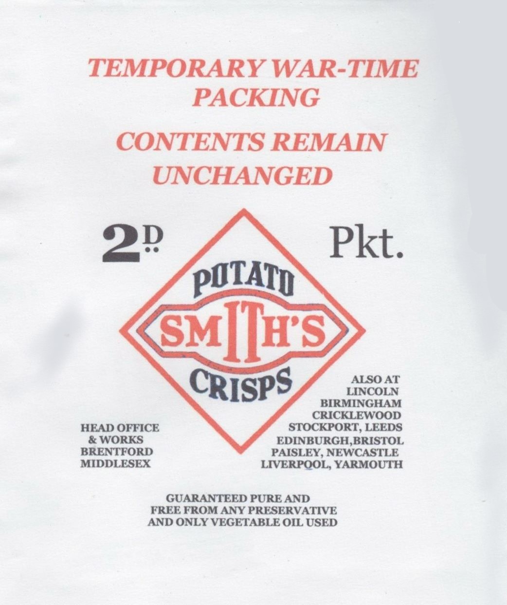 Smiths Crisps or chips Packet